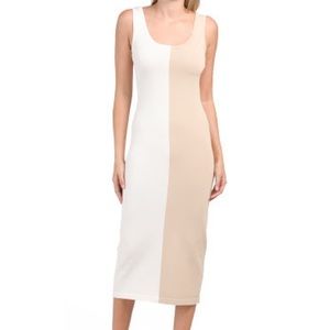 TORN BY RONNY KOBO Natalie Split Midi Dress